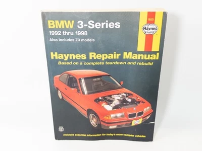 Haynes BMW Serie 3 / Z3, 1992-1998 Haynes Manual de Reparación 18021, Muy Bueno Foto 1 de 4