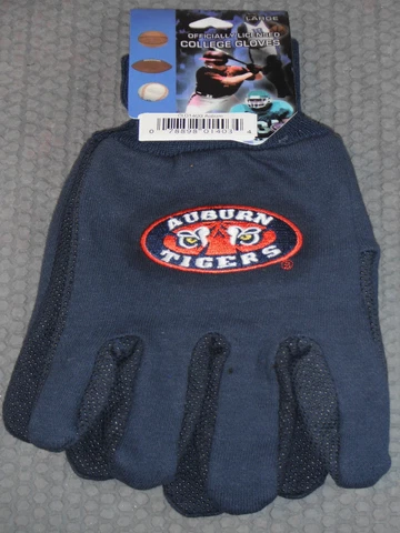 NCAA Auburn Tigers Utility Gloves Navy w/ Black Palm McARTHUR Cover