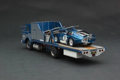 Exoto 43 | 1965 Cobra Daytona Race Car Transporter | LAX To ORY | # EXO00065GS4 - Image 1 of 4