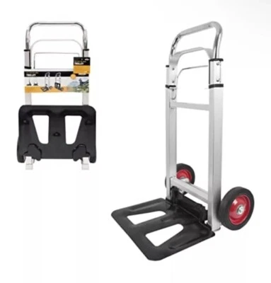 MILESTONE Aluminium Heavy Duty Trolley 90KG Weight Load Ideal for Camping, Fishing