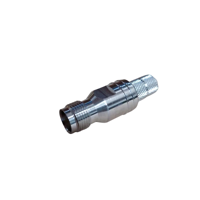 TNC Female Jack Straight LMR-400 Connector EZ-400-TF-X Times Microwave - Image 1 of 4