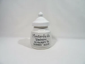MOUTARDIER POT A MOUTARDE DU TEMERAIRE BORNIER DIJON MUSTARD JAR - Picture 1 of 8