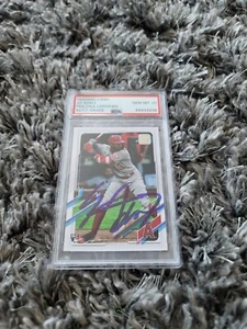 Jo Adell Signed 2021 Topps Series One Rookie Card RC #43 PSA/DNA GEM MT 10 AUTO - Picture 1 of 2