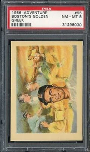 1956 ADVENTURE R749 #55 HARRY AGGANIS PSA 8 *DS14782 - Picture 1 of 2