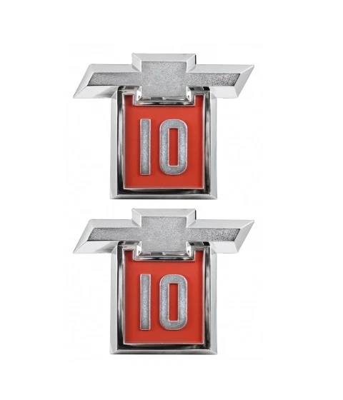 1964 Chevrolet Truck Front Fender Emblem Bowtie "10" NEW Trim Parts! - Image 1 of 1