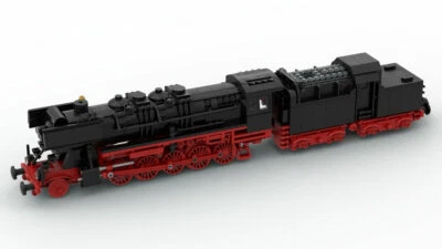 BRICKS-ON-RAILS PDF-Anleitung Dampflok DR BR 50 MOC Unikat zum Bau aus LEGO©-Steinen
