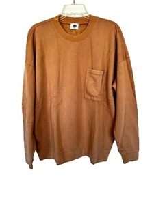 Lunya Silksweats Taschen-Sweatshirt Größe XL Neu mit Etikett beige Baumwolle Seidenmischung - Bild 1 von 8
