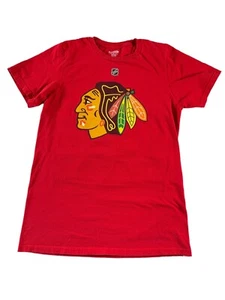 Chicago Blackhawks Kane 88 Red 100% Cotton Short Sleeve Shirt Size Small - Picture 1 of 6