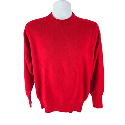 Pringle Cashmere Thick 3 Ply Crewneck Sweater 44 S / M England Vintage Red - Image 1 of 4