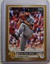 BRYSE WILSON 2022 Topps Series 2 GOLD /2022 Pittsburgh PIRATES #463