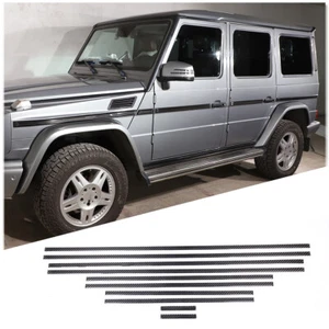 Car Door Body Decorate Trim Carbon Fiber Moulding Kits For Benz G-Class 2007-18 - Imagen 1 de 9