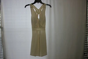speechless brand dress, cream colored W/gold sparkle Sz 5 NWT 30 inch long - Picture 1 of 8