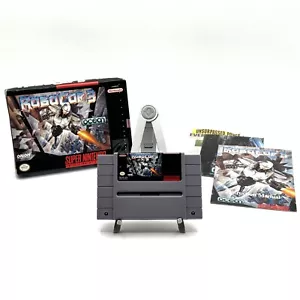 RoboCop 3 SNES CIB Super Nintendo, 1992 komplett in Box Handbuch Beilagen Poster - Bild 1 von 23