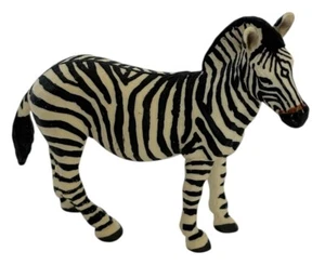 Safari Ltd Zebra Toy Animal Figurine Plastic Wildlife Zoo Boys Girls 4 inch - Picture 1 of 6