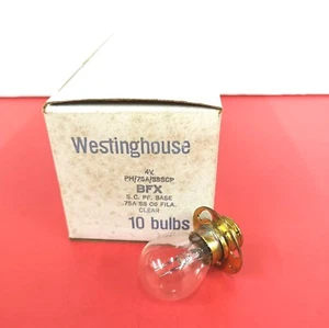 BFX 4V PH75A/S8SCP .75A S8 C6 CLEAR Exciter Sound LIGHT BULB LAMP NEW 271841 - Picture 1 of 9