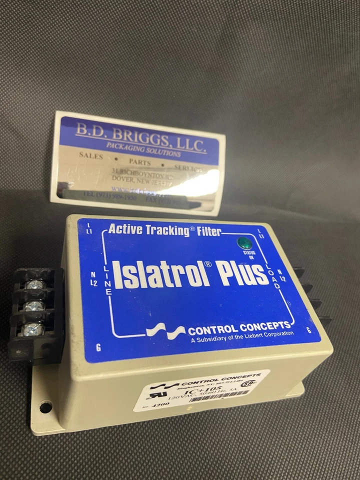 Active tracking filter ic+105 120vac 50/60 hz 5A / Control Concepts - Image 1 of 3