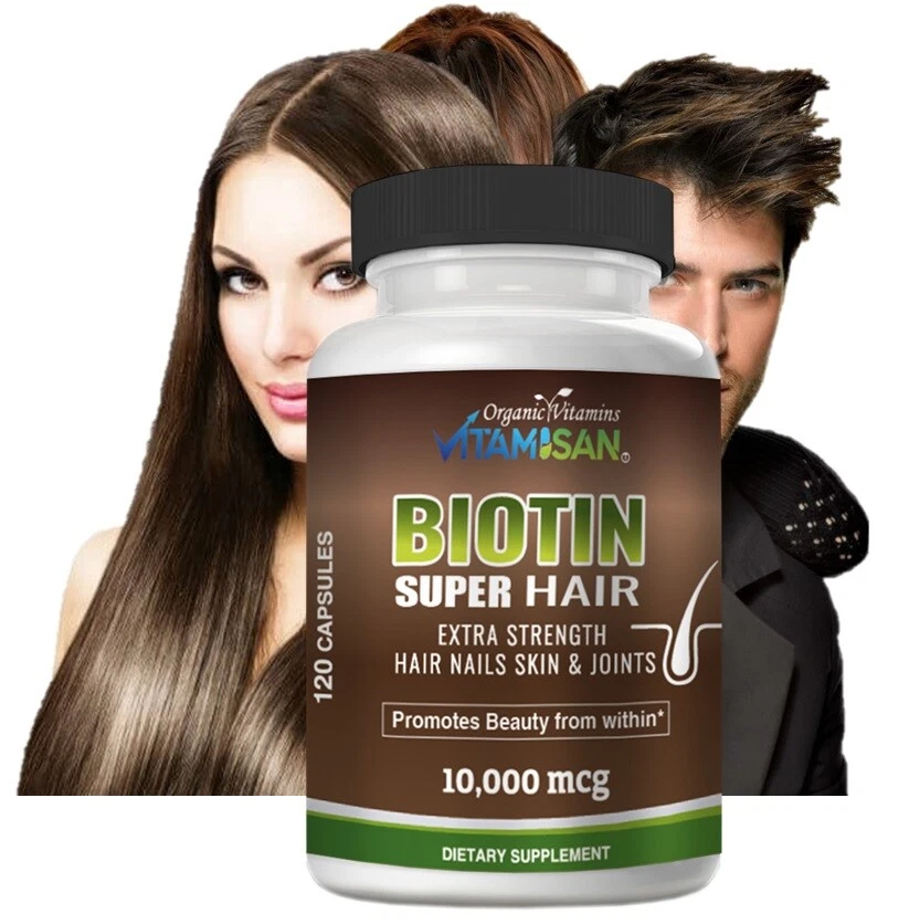 Cápsulas de biotina, colágeno y queratina - articulaciones, piel y cabello vitaminas naturales nuevas Foto 1 de 4