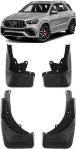 New Splash Guards Mud Flaps FOR 2019-2023 Mercedes Benz GLE AMG WO Pedal - Picture 1 of 6