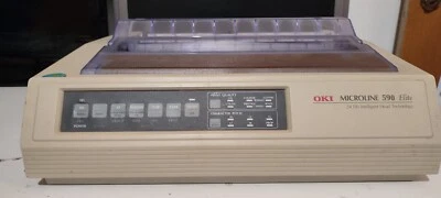 STAMPANTE OKI MICROLINE 590 ELITE AD AGHI NON FUNZIONANTE - Immagine 1 di 4