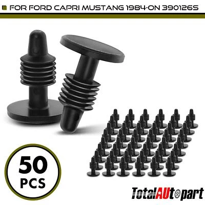 50x Retenedor de sujetador Fascia para Ford Capri 1984 1985-1994 Mustang 7,14 mm nailon Foto 1 de 4