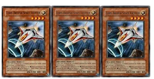 Yugioh- 3X Lord British Space Fighter - Rare - Unlimited - SOVR-EN035 - LP - Picture 1 of 1