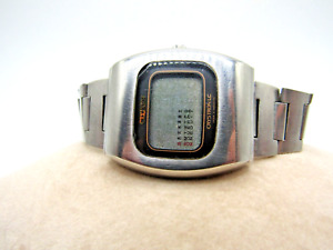 Vintage 1976 Citizen Crystron LC 60-1136 Digital Watch Original Bracelet Repair