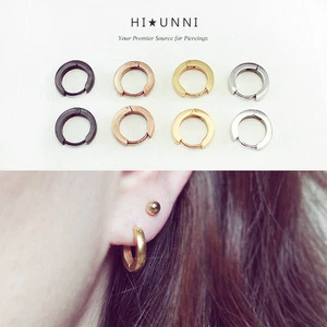 20g Hoop Earrings / Men Earrings, 316l surgical steel, ear hoops, sold as a pair - Picture 1 of 6