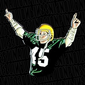 Touchdown Bo Jackson Green Bay Packers Retro NES Game Limited Edition Bam Pin 