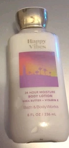 Bath & Body Works Happy Vibes KÖRPERLOTION 8 FLÜSSIGE OZ VERSIEGELT  - Bild 1 von 1