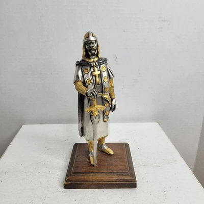 Giuseppe Vasari Signed Silver Bronze Knight Warrior Statuette Limited Edition - Image 1 of 4