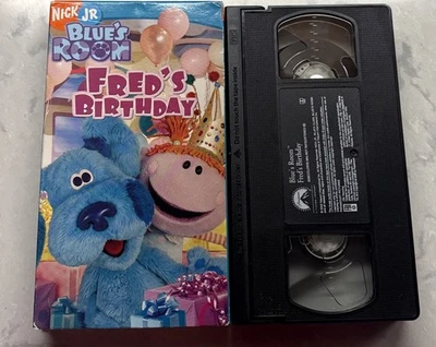Blues Room - Freds Birthday Blue’s Clues Nick JR  (VHS, 2006) w/ Dust Cover - Image 1 of 4