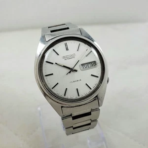 RARO RELOJ CLÁSICO PARA HOMBRE SEIKO VINTAGE AÑOS 80 AUTOMÁTICO 17 JOYAS 6309-7159 - Imagen 1 de 10