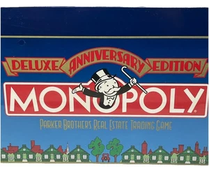 Monopoly Deluxe Anniversary Edition 1984 Parker Brothers Neu LESEN - Bild 1 von 14