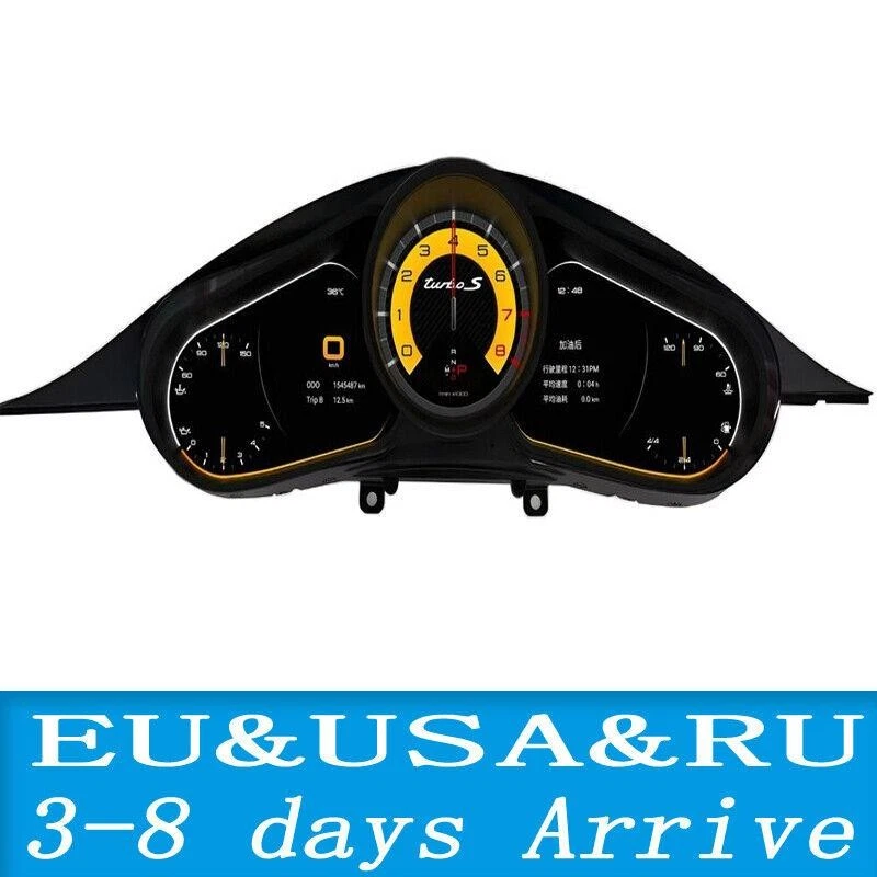 Cuadro de instrumentos digital LCD para Porsche Panamera 2010-2016 velocímetro compatible Foto 1 de 1
