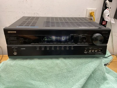 Onkyo TX-SR508 7.1CH AV Amplifier / Receiver 3D ready- Bundle remote-Tested - Image 1 of 4