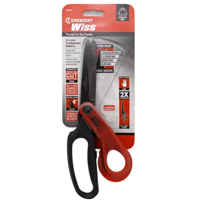 10-Inch Heavy-Duty Titanium Coated Trademen Scissors CW10TM - Image 1 of 3