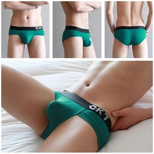Ropa interior transpirable de seda helada de secado rápido para hombre bolsa calzoncillos para comodidad diaria - Imagen 1 de 22