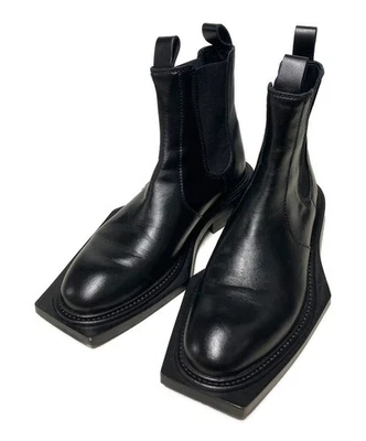 Botas MARTINE ROSE Cuero Lateral Gore Negras Talla: 39 Foto 1 de 4