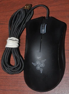 Razer DeathAdder Chroma Black Gaming Mouse | Przewodowe USB | RZ01-0121 - Zdjęcie 1 z 3