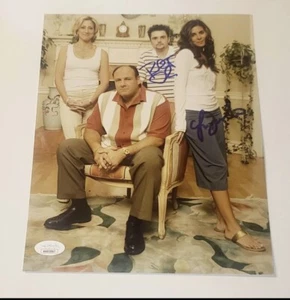 Sopranos JAMIE-LYNN SIGLER & ROBERT ILER Dual Signed 8x10 JSA COA Witnessed - Picture 1 of 2