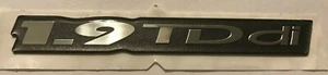 New VW 1.9TDI Rear Trunk Boot Badge Emblem Flex - Picture 1 of 2
