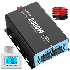 2500W 5000W Pure Sine Wave Power Inverter 12V to 240V Converter Boat Camping USB - Picture 1 of 10