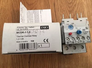IMO MCOR-1-1,8 thermisches Überlastrelais 1,2-1,8A neu im Karton - Bild 1 von 5