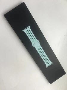 NEUF Original Apple Watch Nike Sport Band 38 mm 40 mm 41 mm teinte sarcelle/torsion tropicale - Photo 1 sur 4
