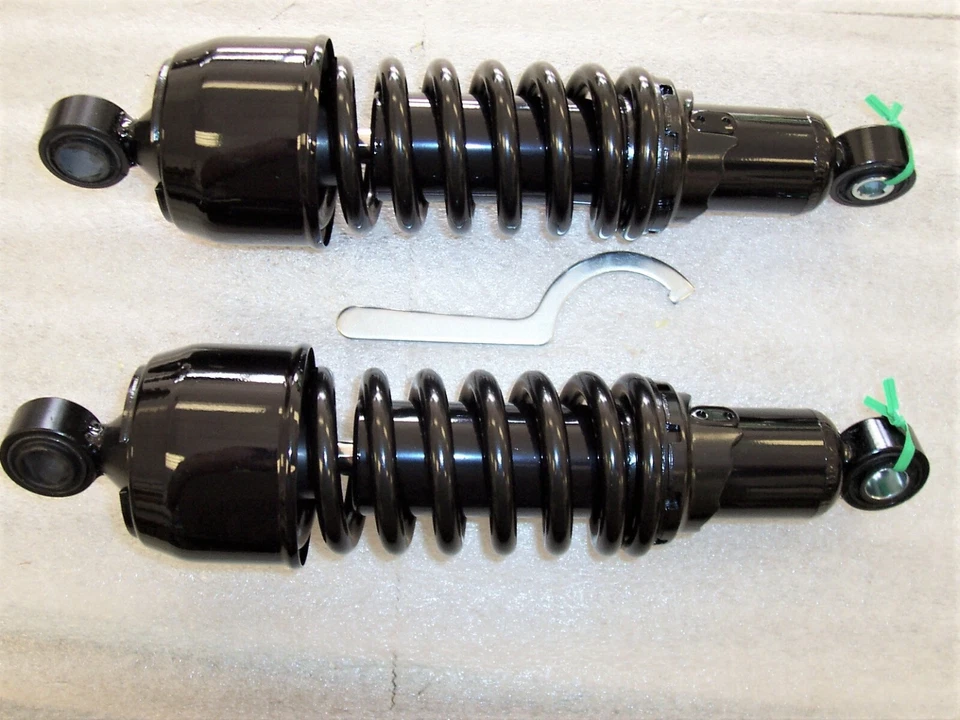 Yamaha XV700 XV750 Virago Heavy Duty Black Short Bobber Shocks 11" - Image 1 of 1