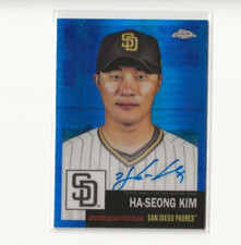 HA SEONG KIM 2022 Topps Chrome Platinum Blue Prism Refractor Autograph Auto #/99