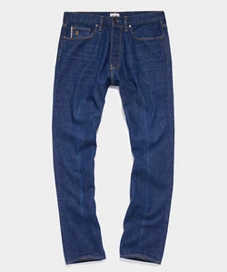 Todd Snyder Classic Fit Selvedge Jeans in Creased Medium Wash 34x30 Neu mit Etikett! - Bild 1 von 3