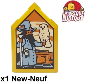 Lego 1x Tile decorated 2x3 Pentagonal HP Portrait Ivan The Terrible 22385pb330 - Imagen 1 de 1