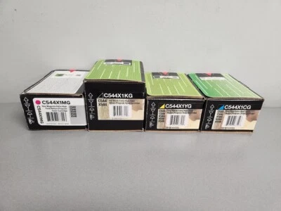 Juego Lexmark C544X1 | C544X1KG, C544X1CG, C544X1MG, C544X1YG | Original Lexmark Foto 1 de 2