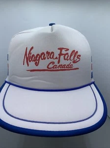 VTG Niagara Falls Canada Trucker Hat- 3 Stripe SnapBack - Foam And Mesh - Picture 1 of 15